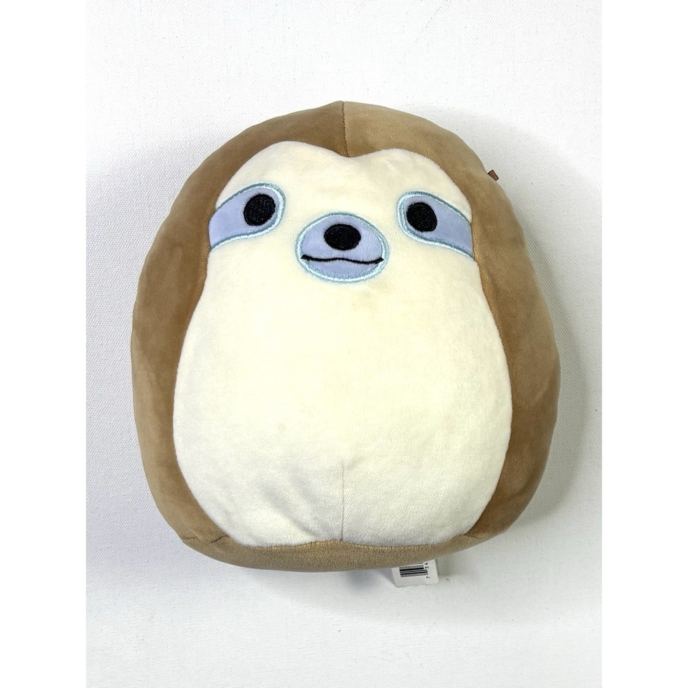 Squishmallow Simon The Sloth 8" Plush Brown White Stuffed Animal Soft Toy Figure